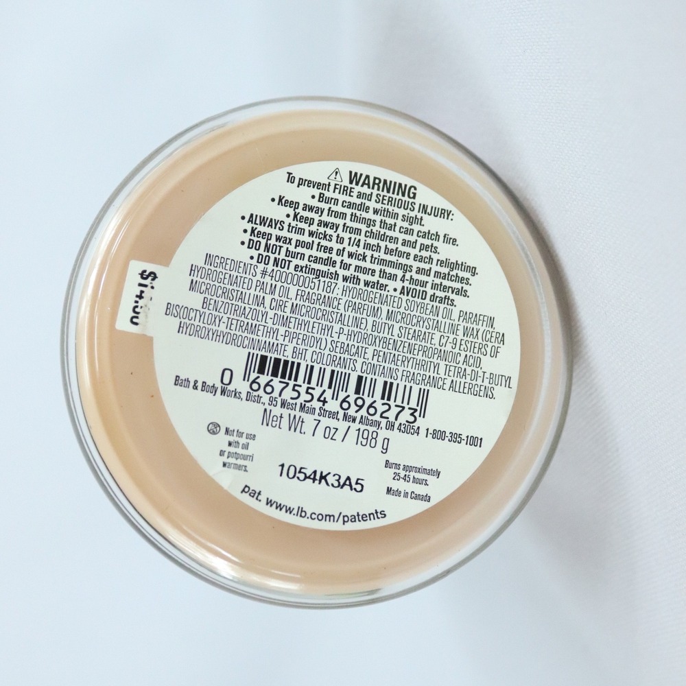 Bath & Body Works Pink Lilac & Vanilla Single Wick 7 oz Jar Candle NEW - Picture 7 of 7